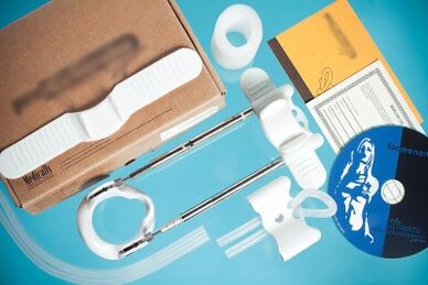 Un extensor que se pode usar para agrandar o pene en 3 meses